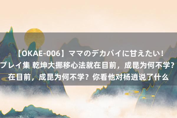 【OKAE-006】ママのデカパイに甘えたい！抜かれたい！オッパイプレイ集 乾坤大挪移心法就在目前，成昆为何不学？你看他对杨逍说了什么